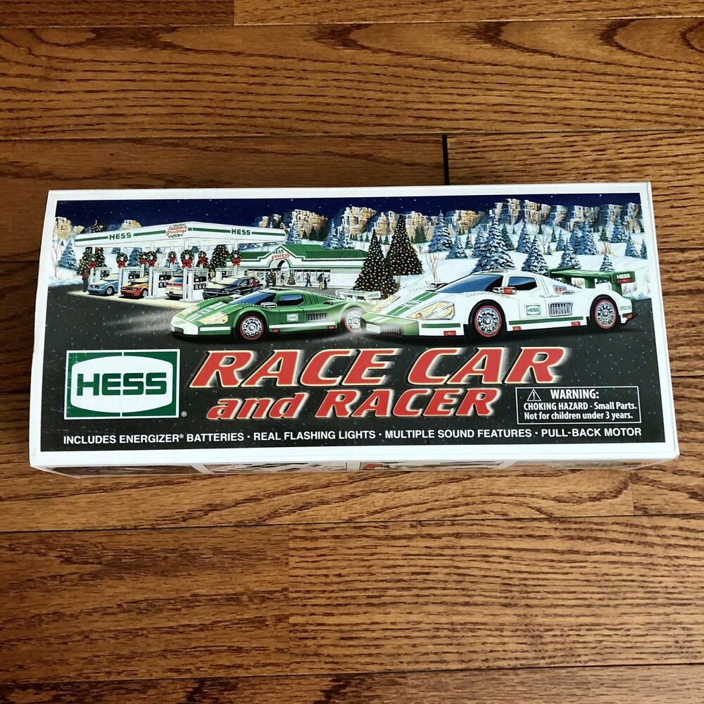 2009 Hess Race Car and Racer set Collector’s Toy NWT